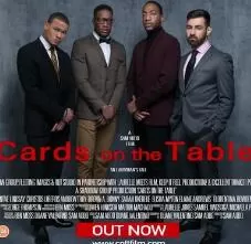 桌上的卡片海报