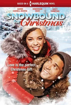 被雪困住的圣诞节海报