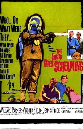 地球在尖叫声中毁灭海报