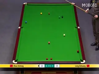 2025斯诺克英锦赛32进16赵心童6-1龙泽煌(秦正,庞卫国)(50帧原画)20251201海报