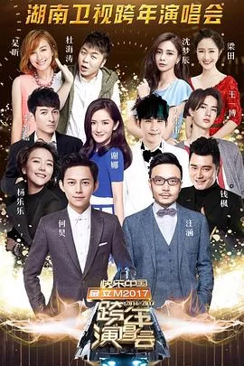 湖南卫视2016跨年晚会海报