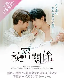秘密关系台版海报