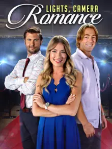 灯光,摄像机,浪漫海报