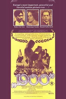 一九零零Novecento[电影解说]海报