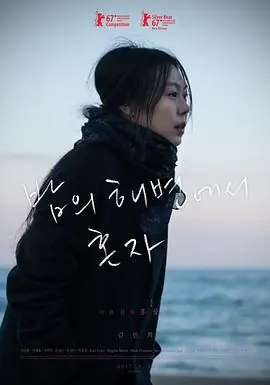 独自在夜晚的海边밤의해변에서혼자海报