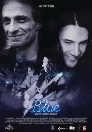蓝色海报