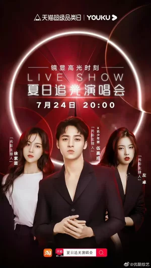 夏日追光演唱会海报