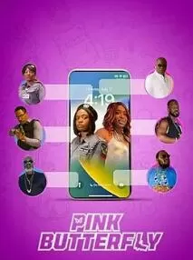 粉红蝴蝶海报