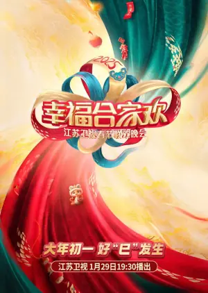 2025江苏卫视ai荔枝春节联欢晚会海报