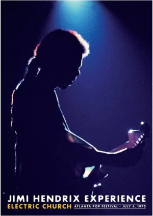 吉米·亨德里克斯:电子教堂海报