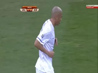 南非世界杯八分之一决赛烏拉圭(南美洲)VS(亞洲)韓國(国俄双语)海报