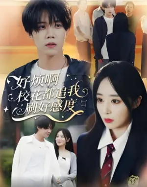 好烦啊,校花都追我刷好感度海报