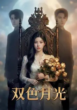 双色月光海报