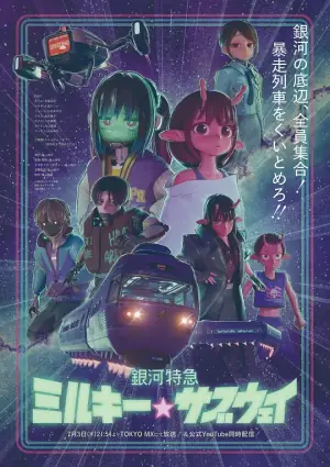 银河特急银河地铁海报