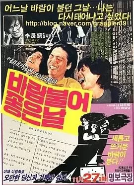 刮风的好日子海报