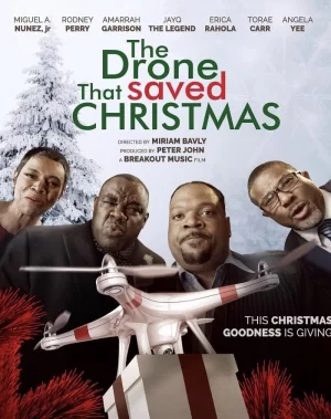 拯救圣诞节的无人机海报