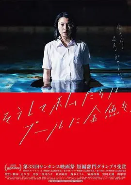就这样,我们把金鱼放入了泳池そうして私たちはプールに金魚を,海报