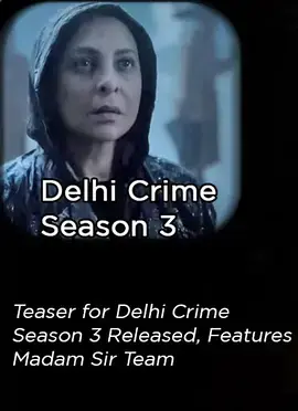 德里罪案第三季海报