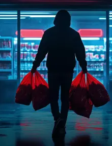 追捕商店扒手海报