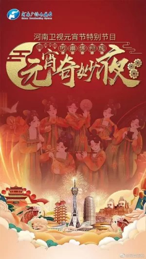 河南卫视元宵节特别节目-河南博物院元宵奇妙夜海报