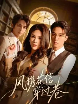 风携花信穿过巷海报
