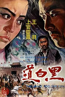 黑白道海报