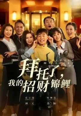 拜托了,我的招财锦鲤海报