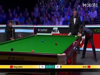 2025斯诺克英锦赛32进16丁俊晖6-4徐思(柏林)20251201海报