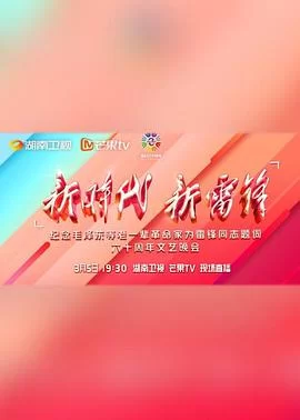 新时代新雷锋文艺晚会海报