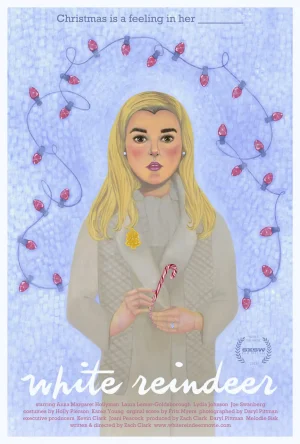 白色驯鹿海报