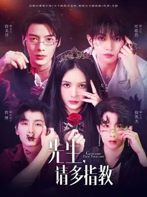 先生们,请多指教海报