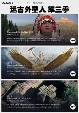 远古外星人第三季海报