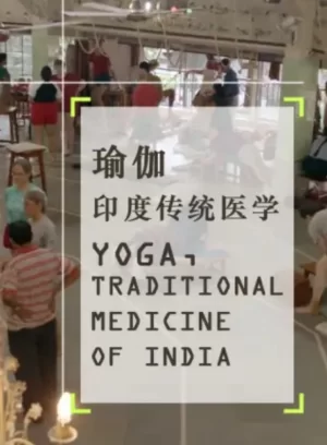 瑜伽印度传统医学海报