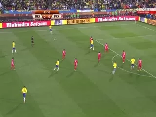 南非世界杯小組賽-G巴西(南美洲)VS(亞洲)朝鮮(国俄双语)海报