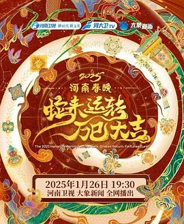 蛇来运转万巳大吉2025河南春晚海报