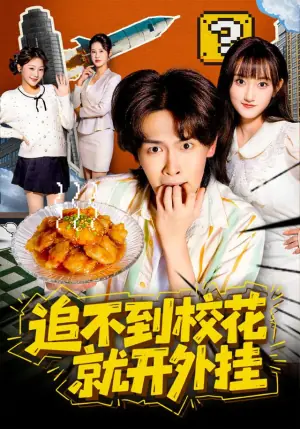 追不到校花就开外挂海报