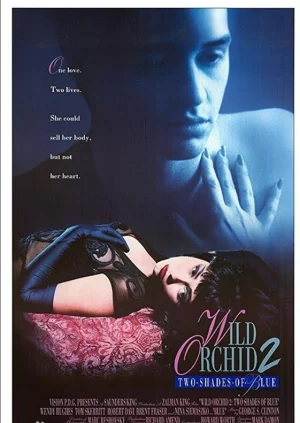 野兰花II:蓝色的两种色调海报