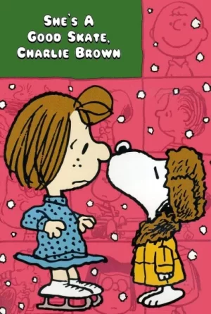 她是个好的滑冰选手,查理·布朗海报