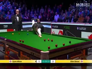 斯诺克英锦赛正赛32进16轮次凯伦·威尔逊4-6埃利奥特·斯莱塞20251203海报