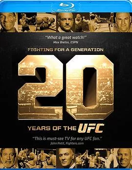 为一代人而战:UFC20周年海报