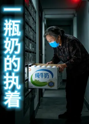 一瓶奶的执着海报