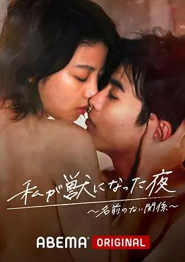 我变成野兽的夜晚无名的关系海报