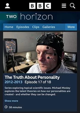 地平线系列:性格的真相海报