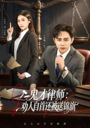 鬼才律师,劝人自首还被送锦旗海报