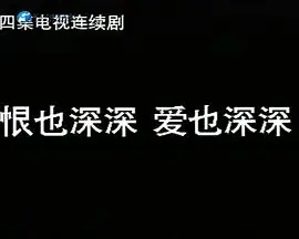 恨也深深爱也深深海报