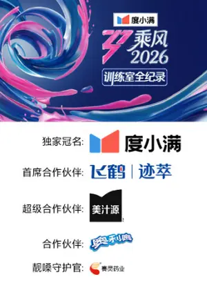乘风2026训练室全纪录海报