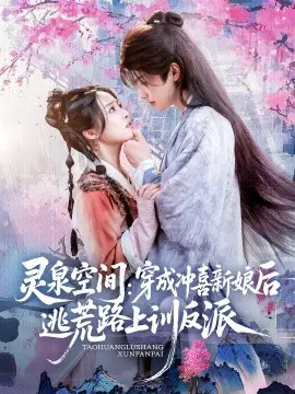 灵泉空间穿成冲喜新娘后逃荒路上训反派海报