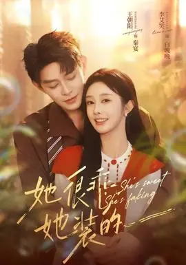 她很乖,她装的海报