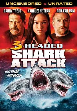 夺命三头鲨3HeadedSharkAttack海报
