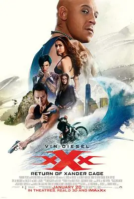 极限特工3:终极回归xXx:ReturnofXanderCage海报